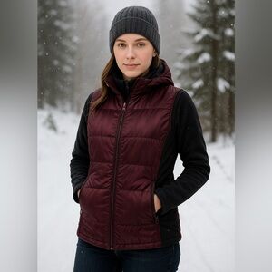 Calvin Klein Women's Burgundy Jacket
